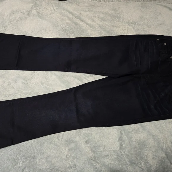 7 For All Mankind Dark Blue Slim Jeans - Picture 4 of 5